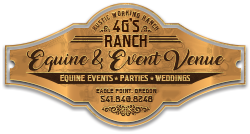 4g's – Event Center | Equine Ranch and Event Venue Eagle Point, Oregon Logo